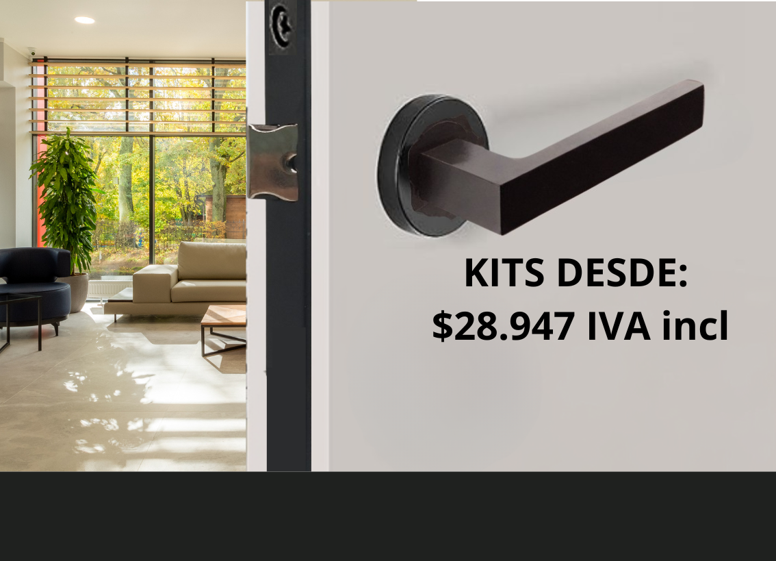 KITS 870 NEGRO CERRADURA Y CILINDRO ITALINNEA (ASIA)